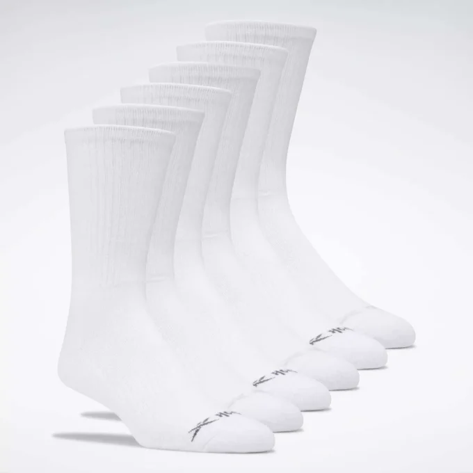 Reebok Basic Crew Socks til mænd, 6 par Reebok Basic Crew Socks til mænd, 6 par