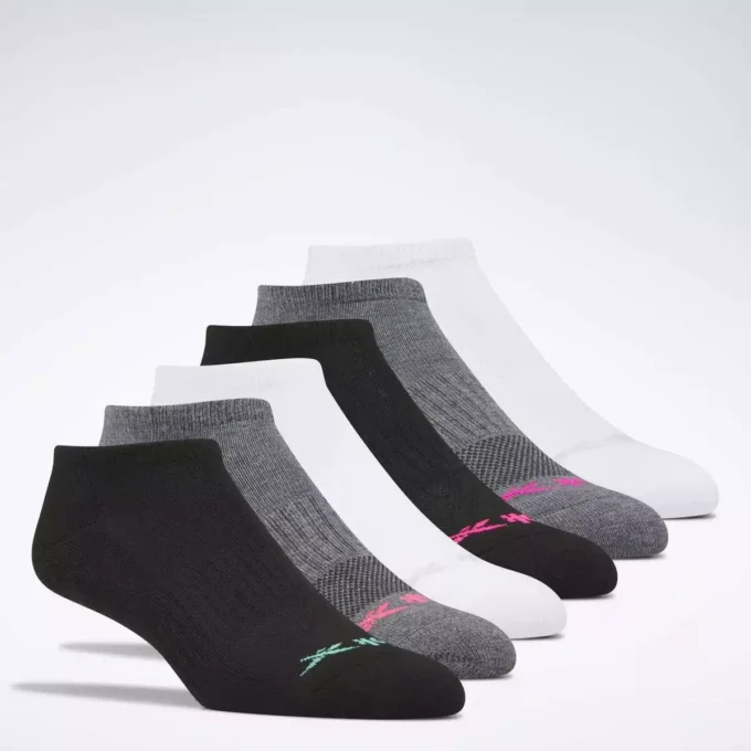 Reebok Basic lavskårne sokker til kvinder, 6 par