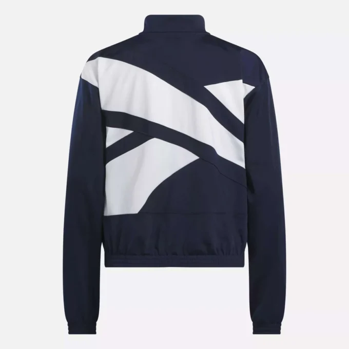 Reebok Identity Back Vector Tricot Track Jacket til kvinder Reebok Identity Back Vector Tricot Track Jacket til kvinder