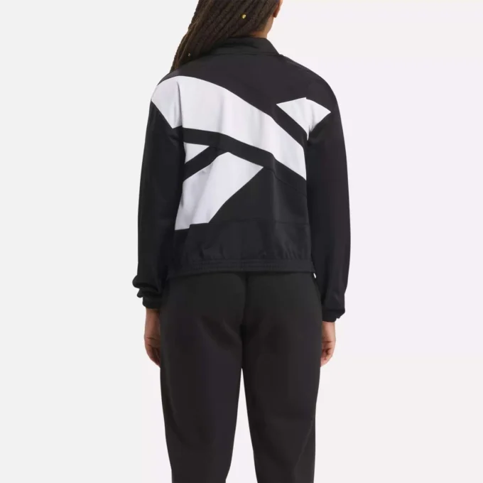 Reebok Identity Back Vector Tricot Track Jacket til kvinder Reebok Identity Back Vector Tricot Track Jacket til kvinder