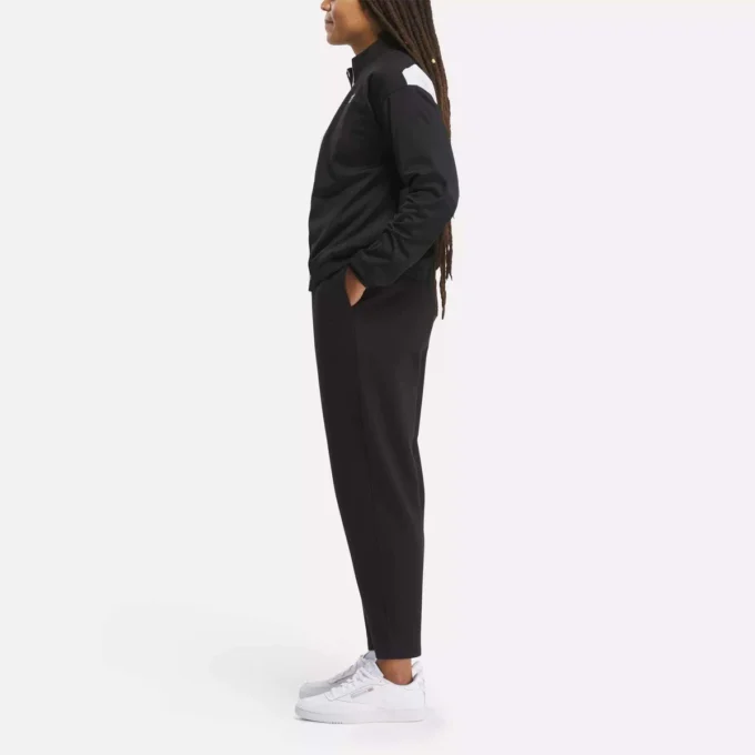 Reebok Identity Back Vector Tricot Track Jacket til kvinder Reebok Identity Back Vector Tricot Track Jacket til kvinder