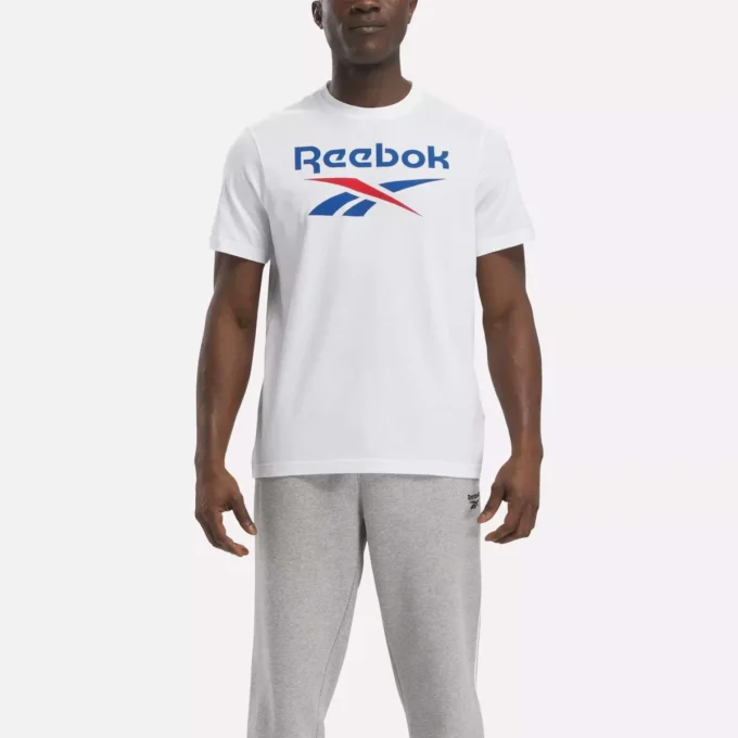 Reebok Identity Big Stacked Logo T-shirt til mænd
