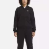 Reebok Identity Small Logo Fleece Full-Zip Hoodie til kvinder Reebok Identity Small Logo Fleece Full-Zip Hoodie til kvinder