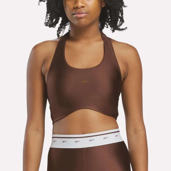 Reebok x Angel Reese Halterneck-bh til kvinder Reebok x Angel Reese Halterneck-bh til kvinder
