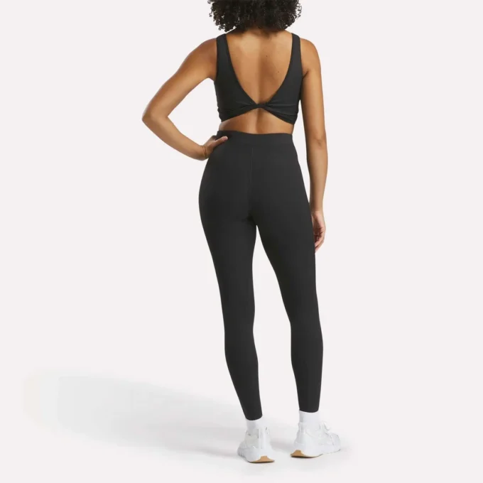 Rib-leggings med stigbøjler til kvinder Rib-leggings med stigbøjler til kvinder