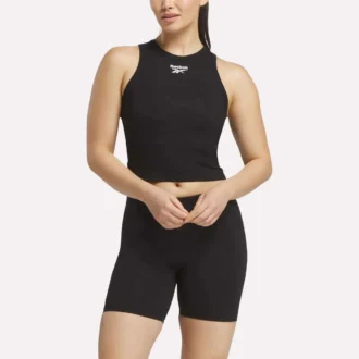 Rib-tanktop til kvinder