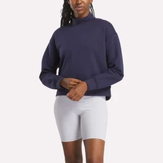 Small Vector Mockneck Sweatshirt til kvinder
