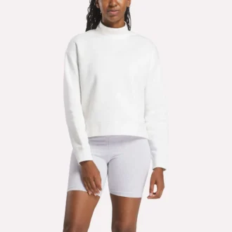 Small Vector Mockneck Sweatshirt til kvinder