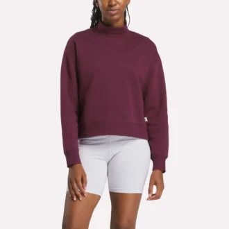Small Vector Mockneck Sweatshirt til kvinder