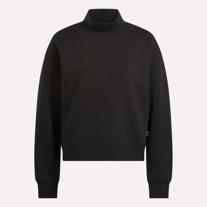 Small Vector Mockneck Sweatshirt til kvinder