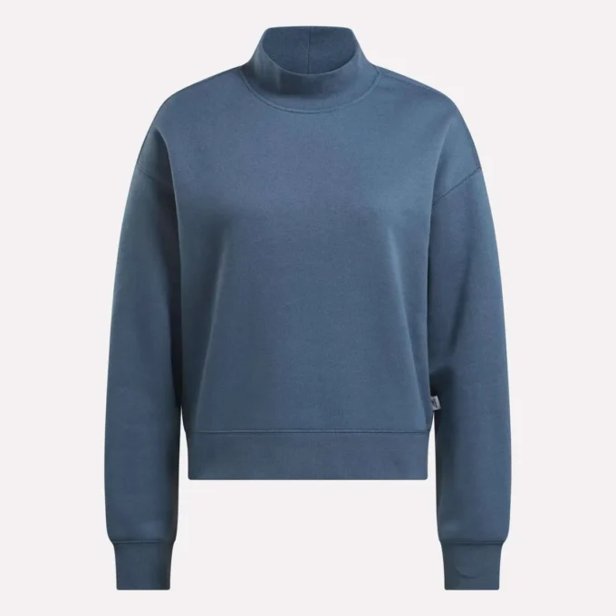 Small Vector Mockneck Sweatshirt til kvinder
