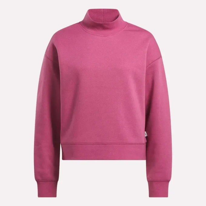 Small Vector Mockneck Sweatshirt til kvinder