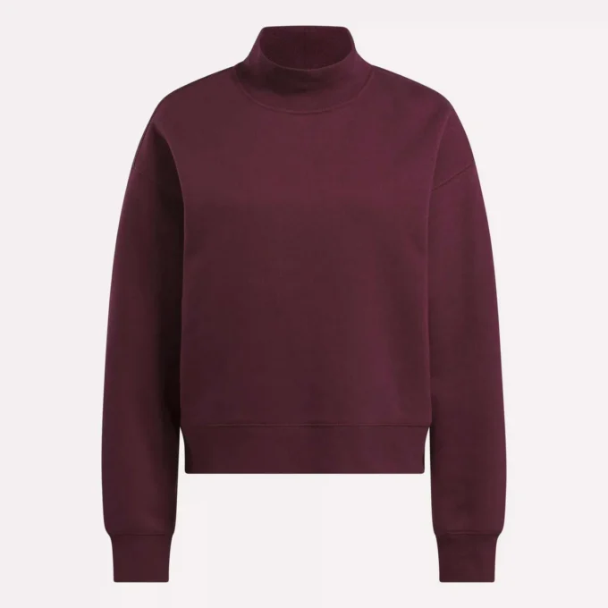 Small Vector Mockneck Sweatshirt til kvinder