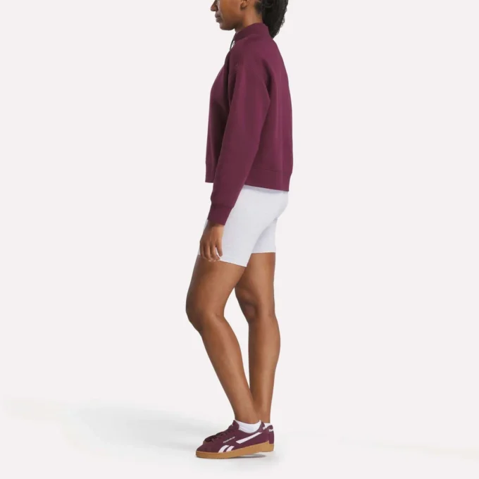 Small Vector Mockneck Sweatshirt til kvinder