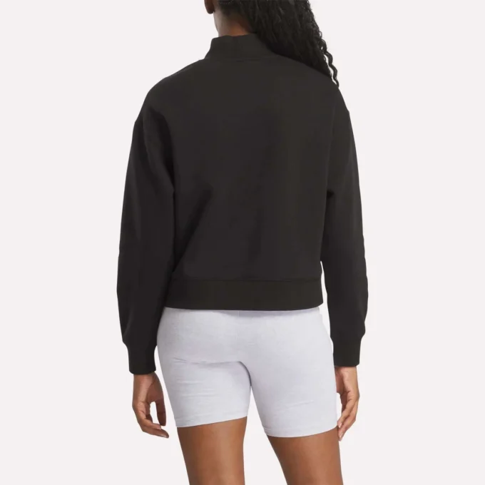 Small Vector Mockneck Sweatshirt til kvinder