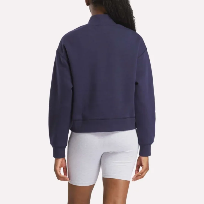 Small Vector Mockneck Sweatshirt til kvinder