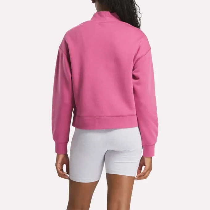 Small Vector Mockneck Sweatshirt til kvinder